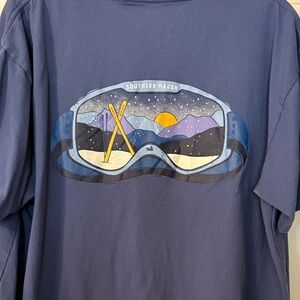 Southern Marsh Indigo Ski Goggles Tee